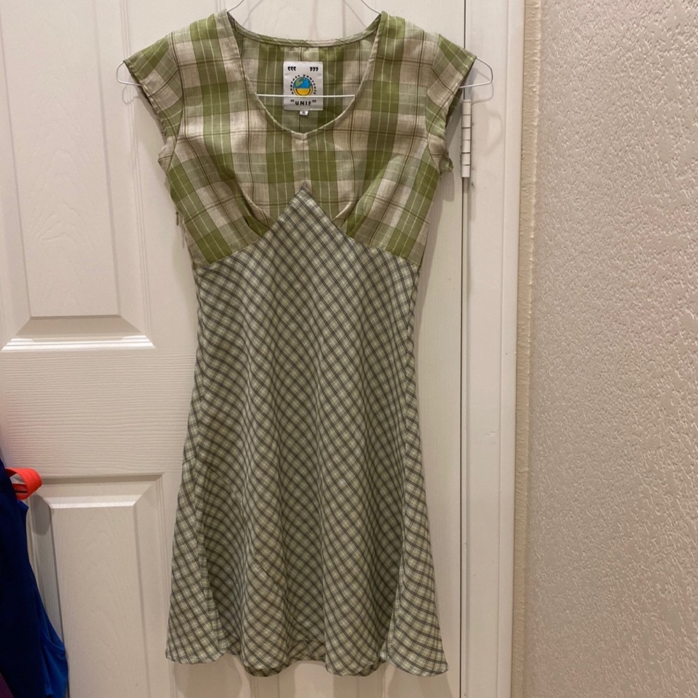 Unif plaid dress!